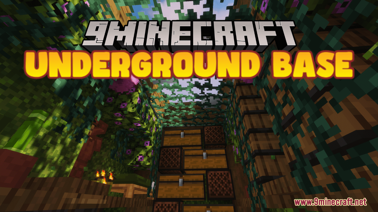 Underground Base Map (1.20.4, 1.19.4) - Something Simple 1