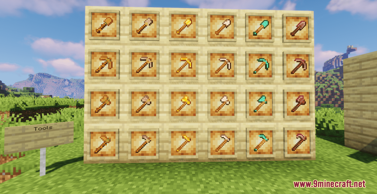 Unique Tools Resource Pack (1.20.6, 1.20.1) - Texture Pack 3