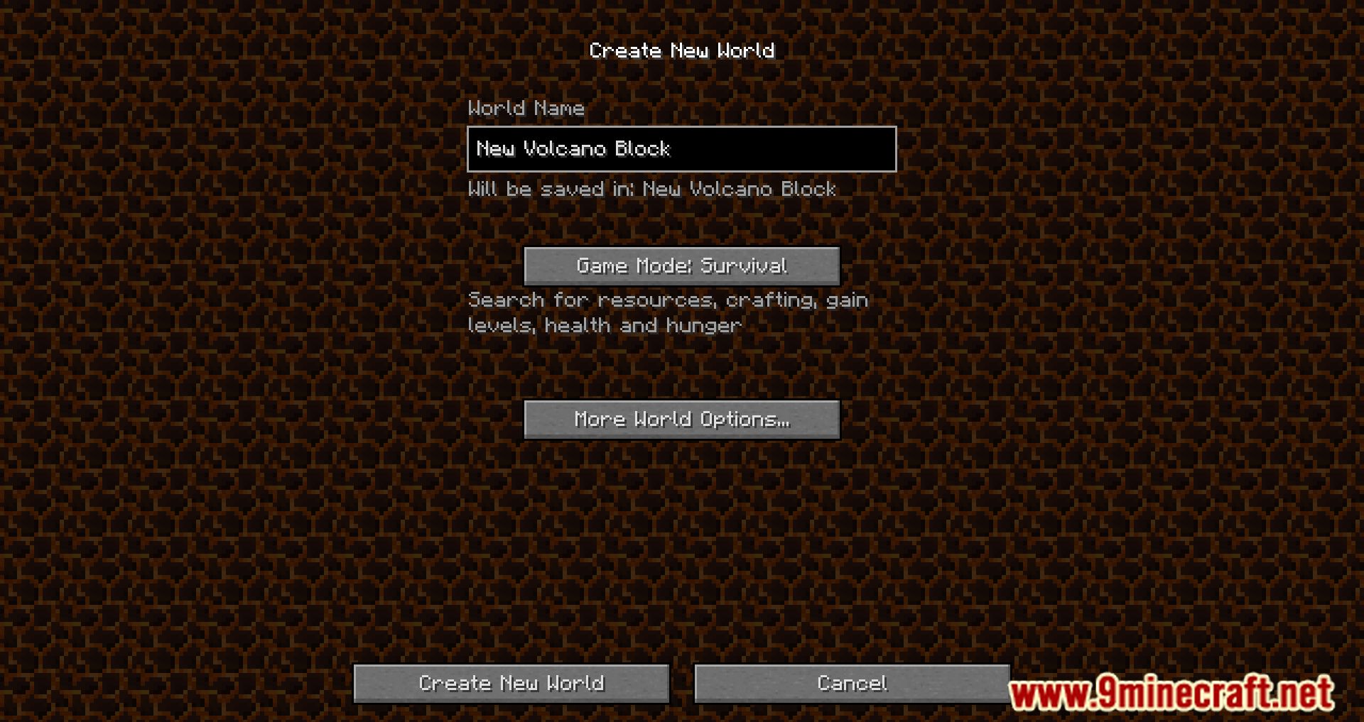 Volcano Block Modpack (1.12.2) - Surviving In A Volcano 3