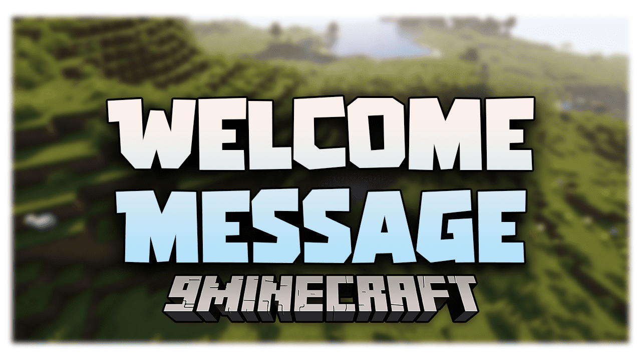 Welcome Message Mod (1.20.4, 1.19.4) - Sending A Welcome Message 1