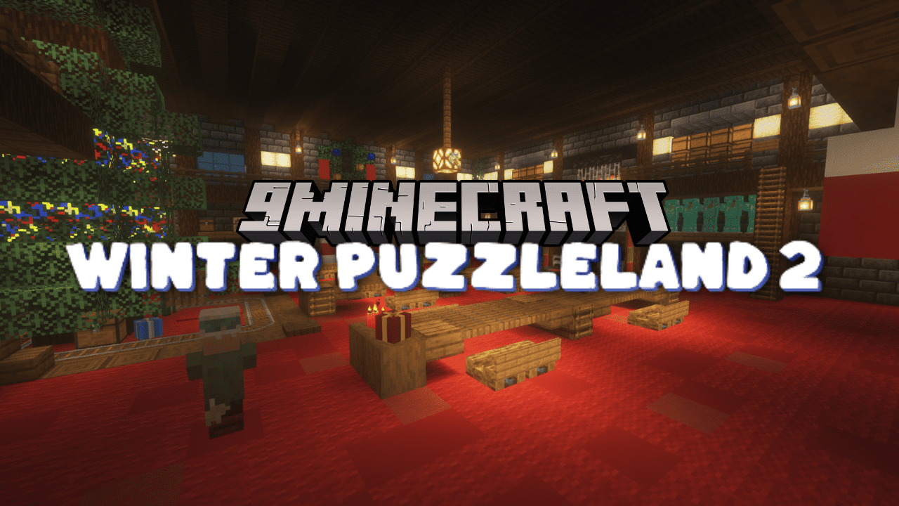 Winter Puzzleland 2 Map (1.21.1, 1.20.1) - Twice The Fun! 1