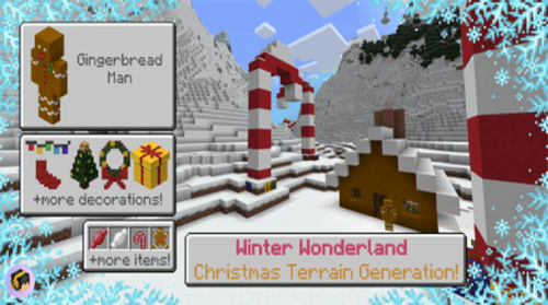 Winter Wonderland Addon (1.19) – MCPE/Bedrock Christmas Mod Thumbnail