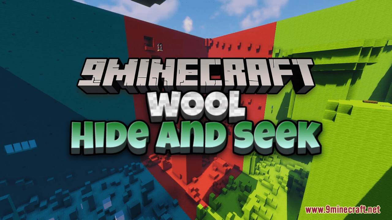 Wool Hide and Seek Map (1.21.1, 1.20.1) - Hide Behind The Wool 1