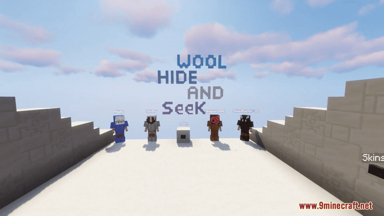 Wool Hide and Seek Map (1.21.1, 1.20.1) - Hide Behind The Wool 3