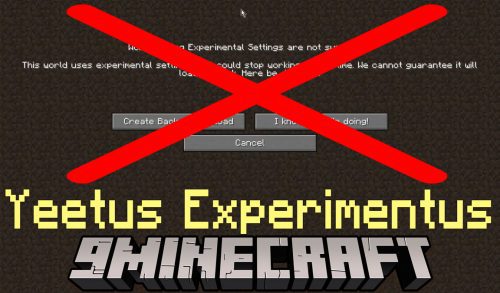 Yeetus Experimentus Mod (1.21.1, 1.20.1) – Shutup Experimental Settings Thumbnail