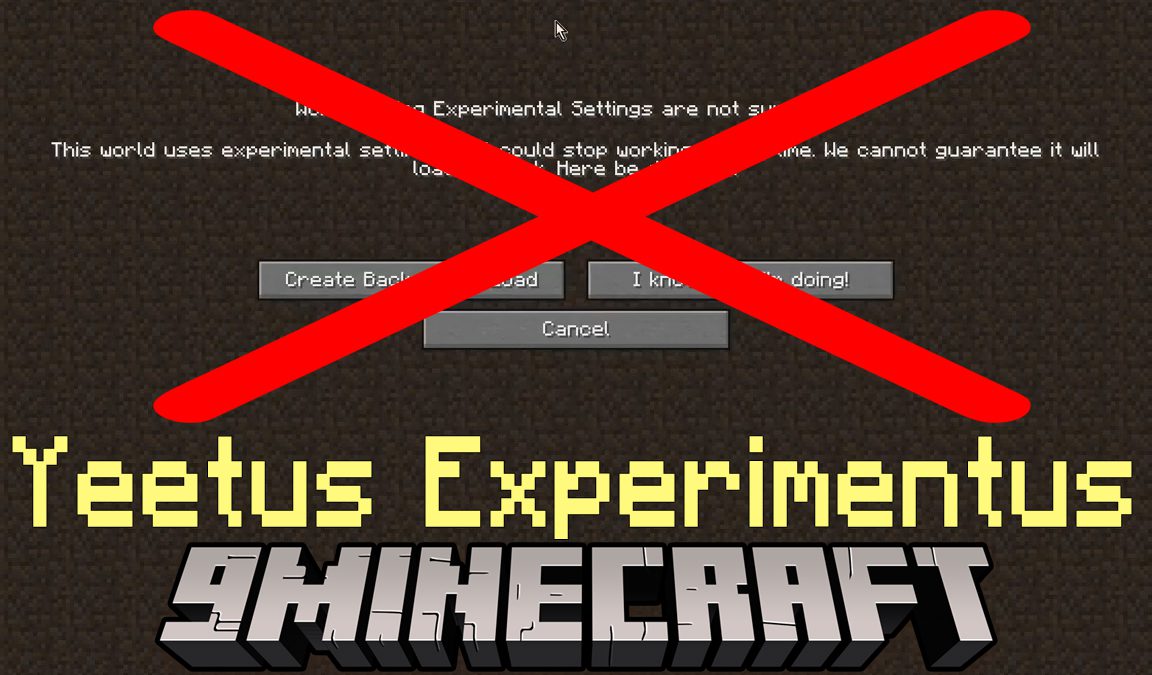 Yeetus Experimentus Mod (1.20.4, 1.19.4) - Shutup Experimental Settings 1