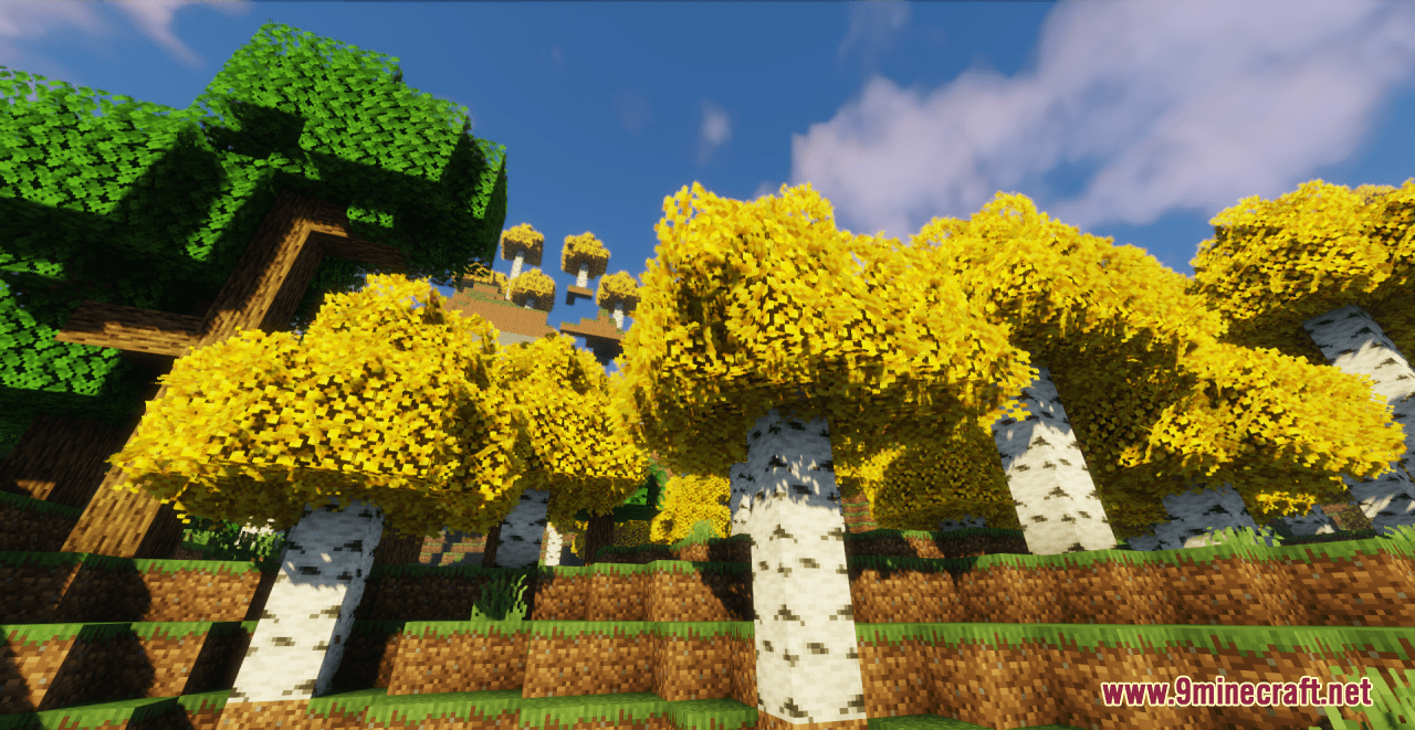 Yellow Birch Leaves Resource Pack (1.20.6, 1.20.1) - Texture Pack 5