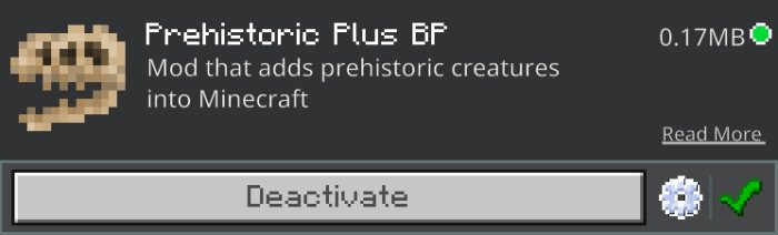 Prehistoric Plus Addon (1.19) - MCPE/Bedrock Dinosaur Mod 2