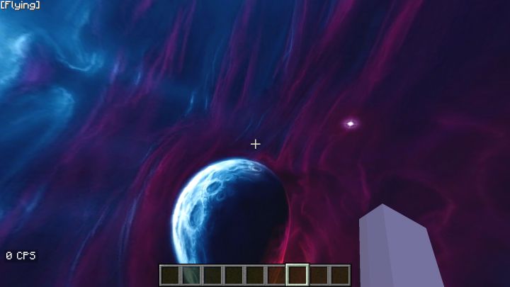 Red & Blue Night Texture Pack (1.19) - MCPE/Bedrock Custom Sky 2