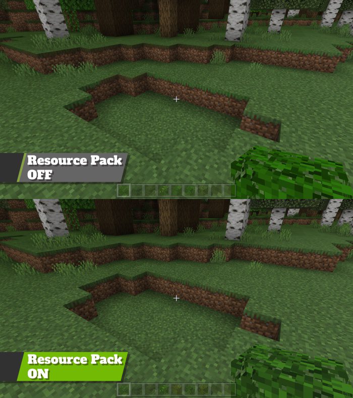 Slightly Better Foliage Colors Pack (1.20, 1.19) - MCPE/Bedrock 2