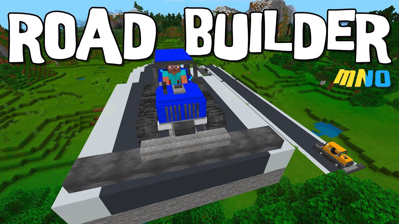 Road & Rail Builder Addon (1.19) - MCPE/Bedrock Mod 18