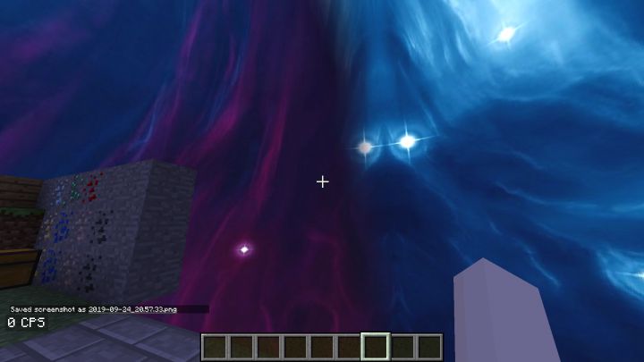 Red & Blue Night Texture Pack (1.19) - MCPE/Bedrock Custom Sky 3