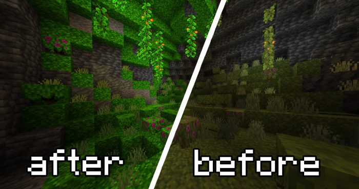 Saturated Nature Texture Pack (1.19) - MCPE/Bedrock 3