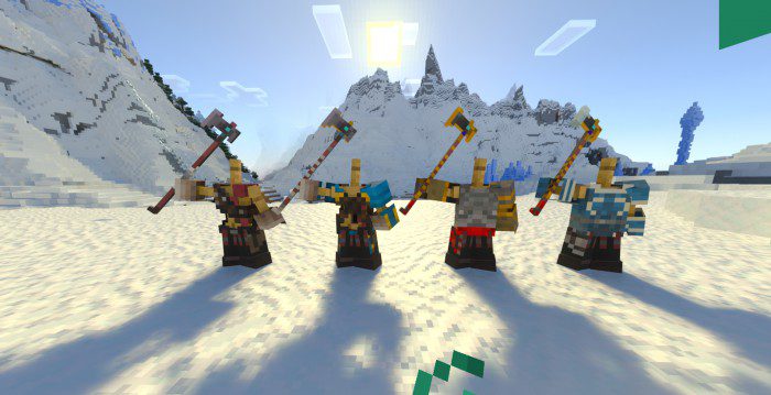 Ragnarok Addon (1.20, 1.19) - MCPE/Bedrock God of War Mod 22