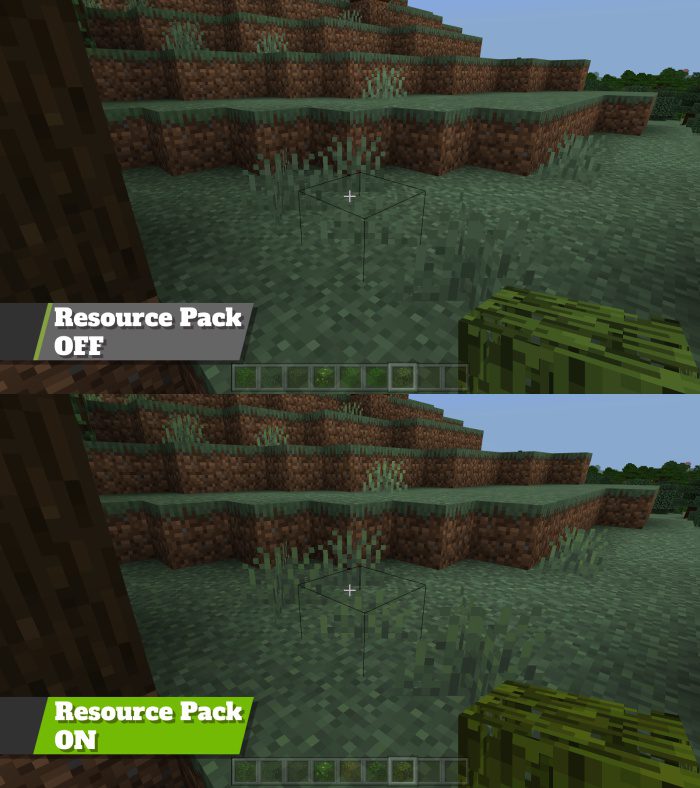 Slightly Better Foliage Colors Pack (1.20, 1.19) - MCPE/Bedrock 4