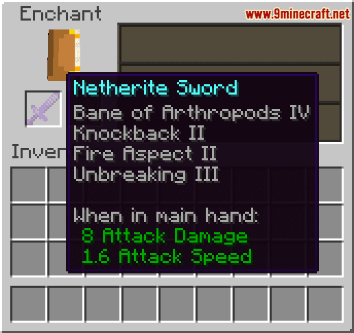 Enchanted Netherite Sword - Wiki Guide 7
