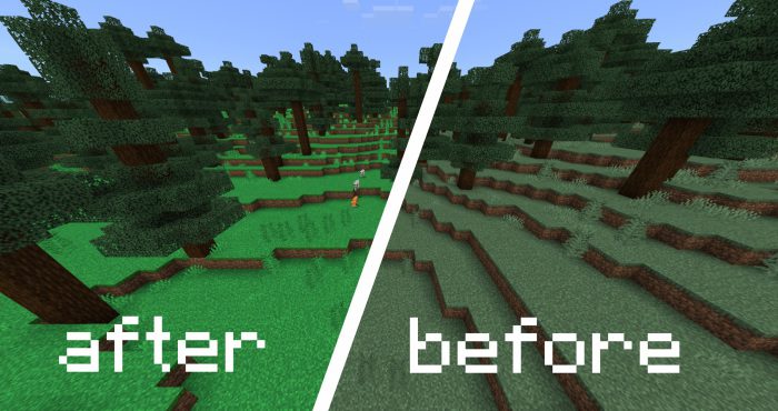 Saturated Nature Texture Pack (1.19) - MCPE/Bedrock 5