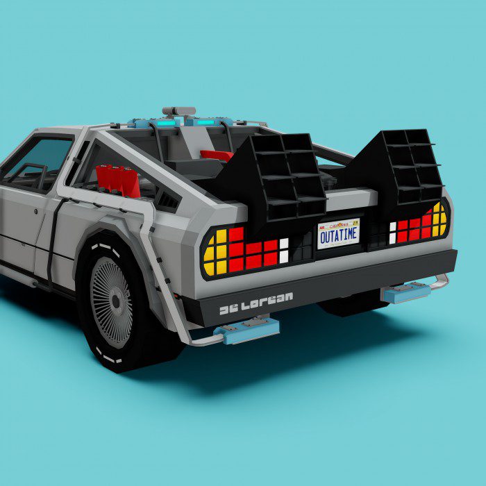 DeLorean DMC-12 Addon (1.19) - MCPE/Bedrock Car Mod 6