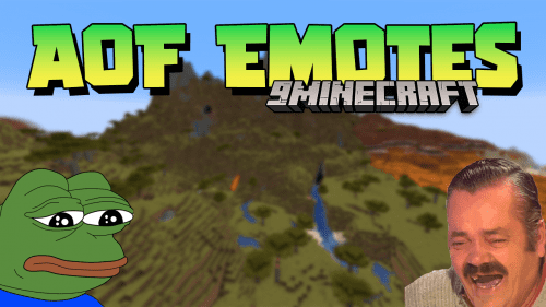 AOF Emotes Mod (1.19.2, 1.18.2) – Express Your Expression Through Emotes Thumbnail