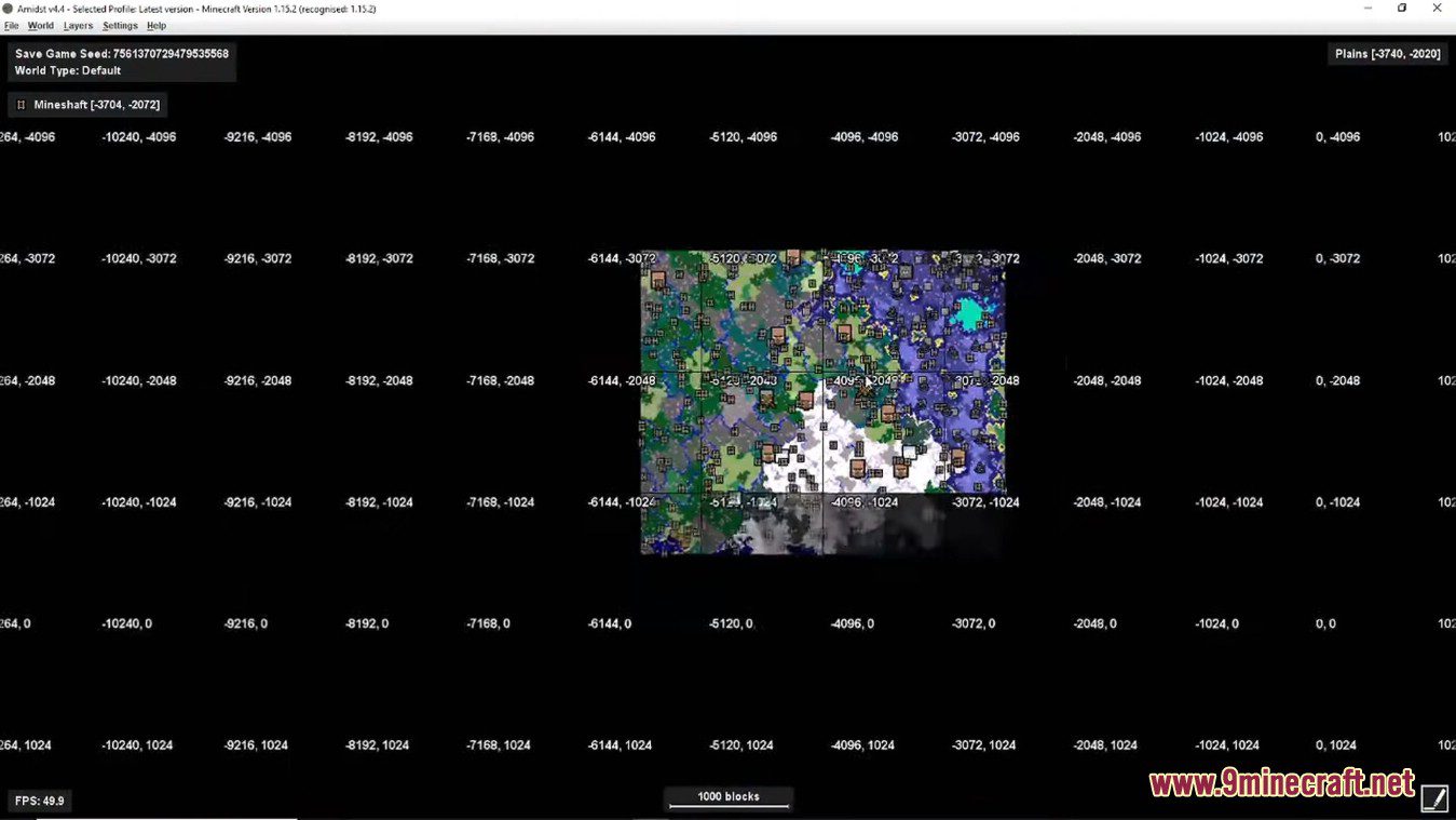 Amidst Tool (1.17.1, 1.16.5) - Minecraft Seed Map Viewer 13