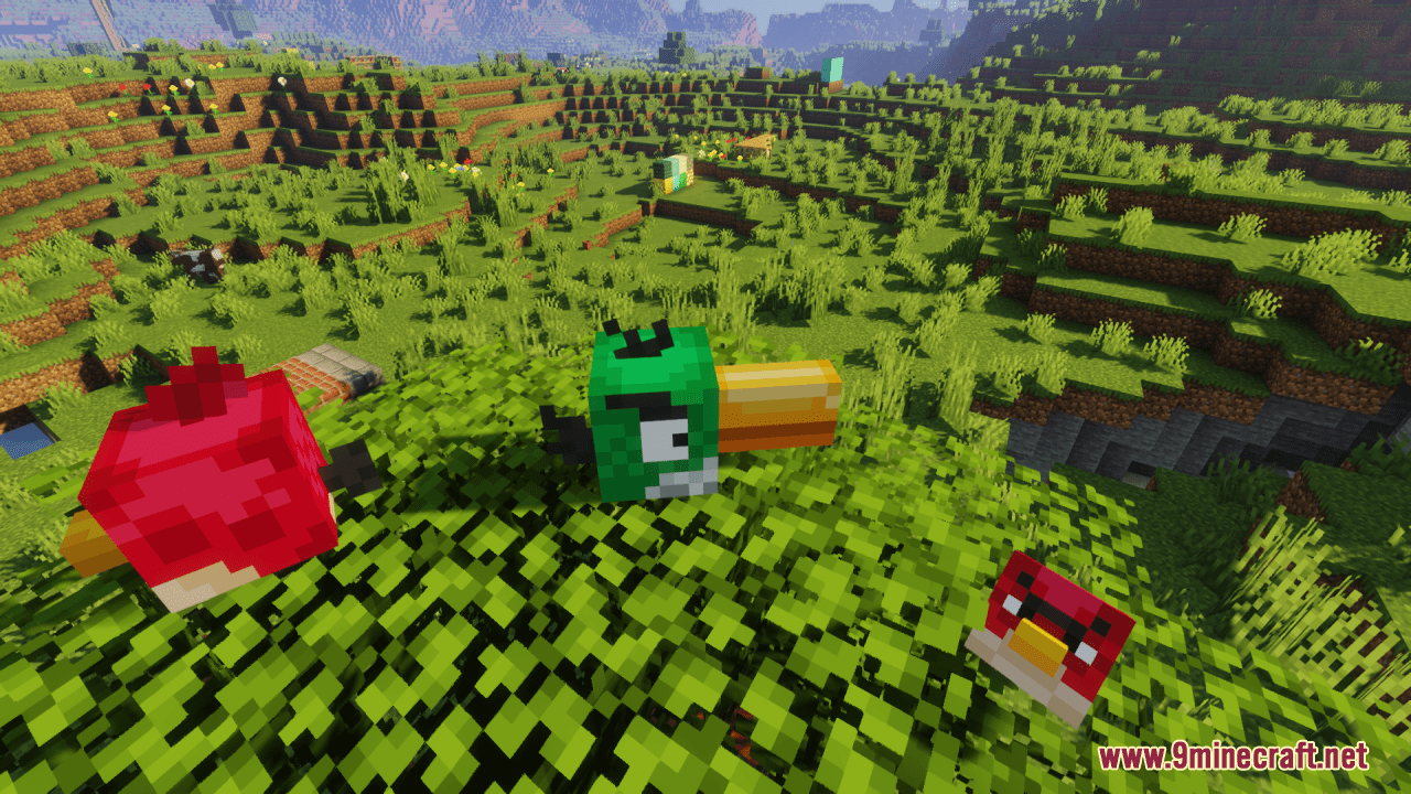 Angry Parrots Resource Pack (1.20.6, 1.20.1) - Texture Pack 2