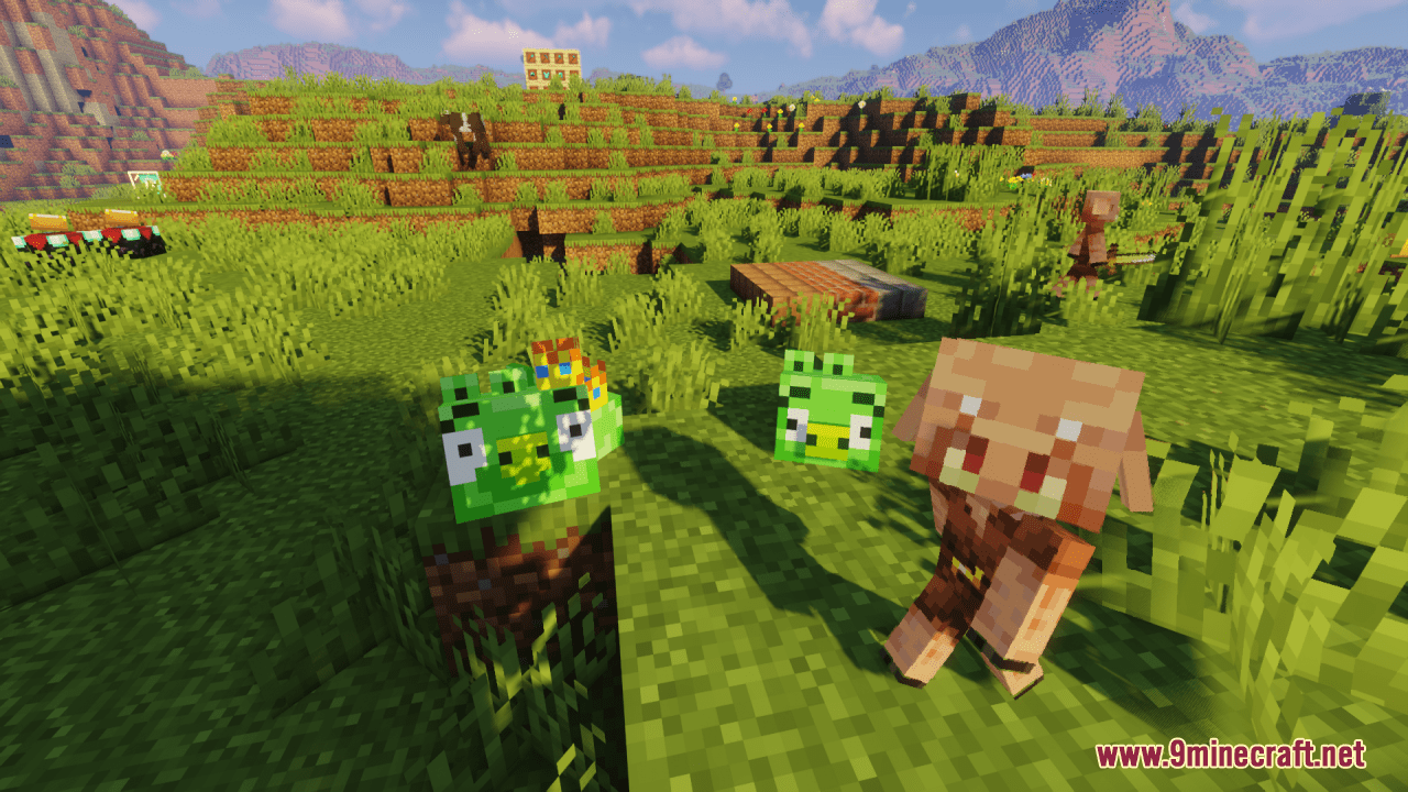 Angry Parrots Resource Pack (1.20.6, 1.20.1) - Texture Pack 5