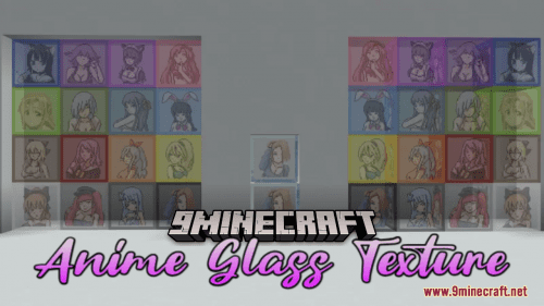 Anime Glass Texture Resource Pack (1.20.6, 1.20.1) – Texture Pack Thumbnail