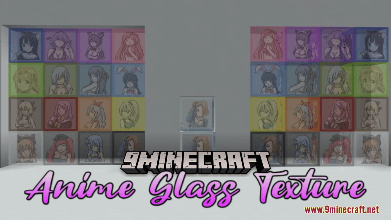 Anime Glass Texture Resource Pack (1.20.6, 1.20.1) - Texture Pack 1