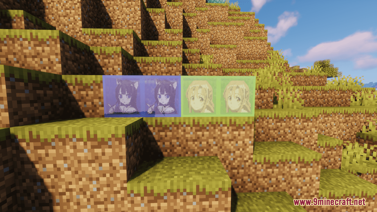 Anime Glass Texture Resource Pack (1.20.6, 1.20.1) - Texture Pack 14