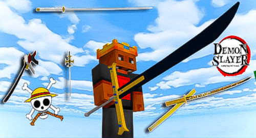 Anime Sword Texture Pack (1.18) – MCPE/Bedrock Thumbnail