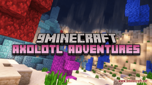 Axolotl Adventures Map (1.21.1, 1.20.1) – Help Axolotl Find His New Home Thumbnail