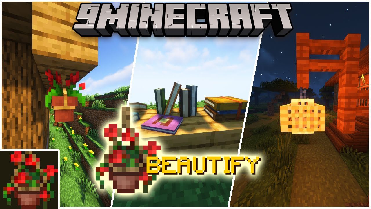 Beautify Refabricated Mod (1.20.4, 1.19.3) - Vanilla+ Decor 1