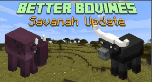 Better Bovines Addon (1.19) – MCPE/Bedrock Mod Thumbnail