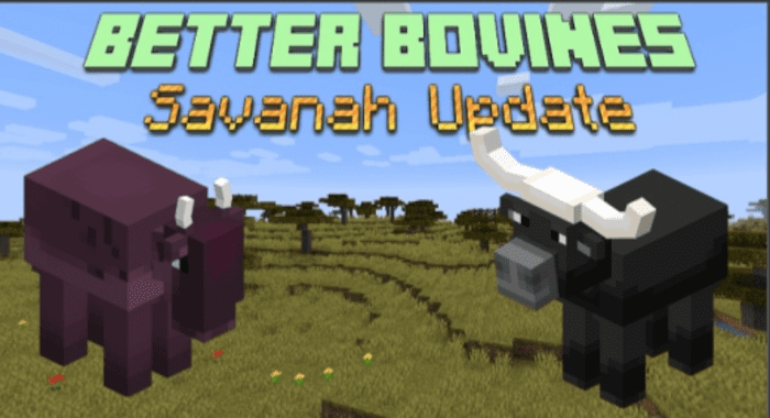 Better Bovines Addon (1.19) - MCPE/Bedrock Mod 1