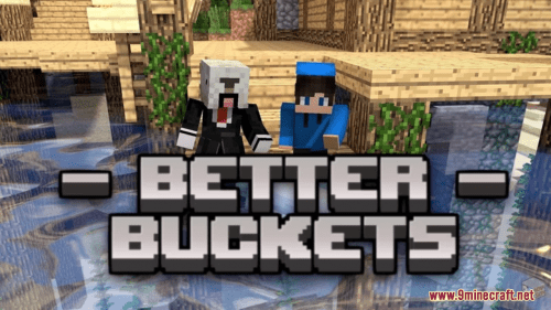 Better Buckets Resource Pack (1.20.6, 1.20.1) – Texture Pack Thumbnail