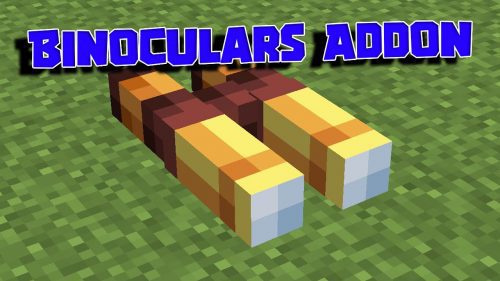 Binoculars Addon (1.19) – MCPE/Bedrock Mod Thumbnail