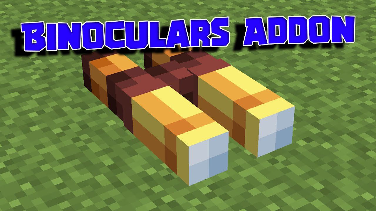 Binoculars Addon (1.19) - MCPE/Bedrock Mod 1