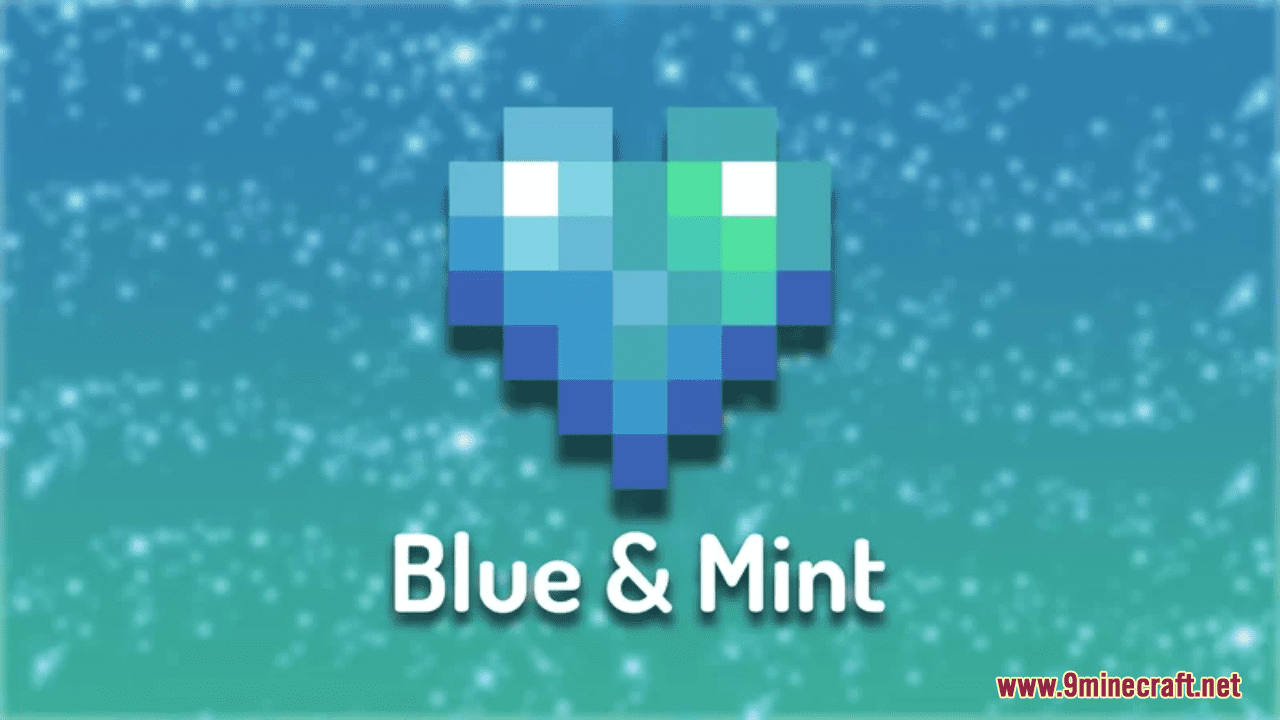 Blue & Mint Green GUI Resource Pack (1.20.6, 1.20.1) - Texture Pack 1