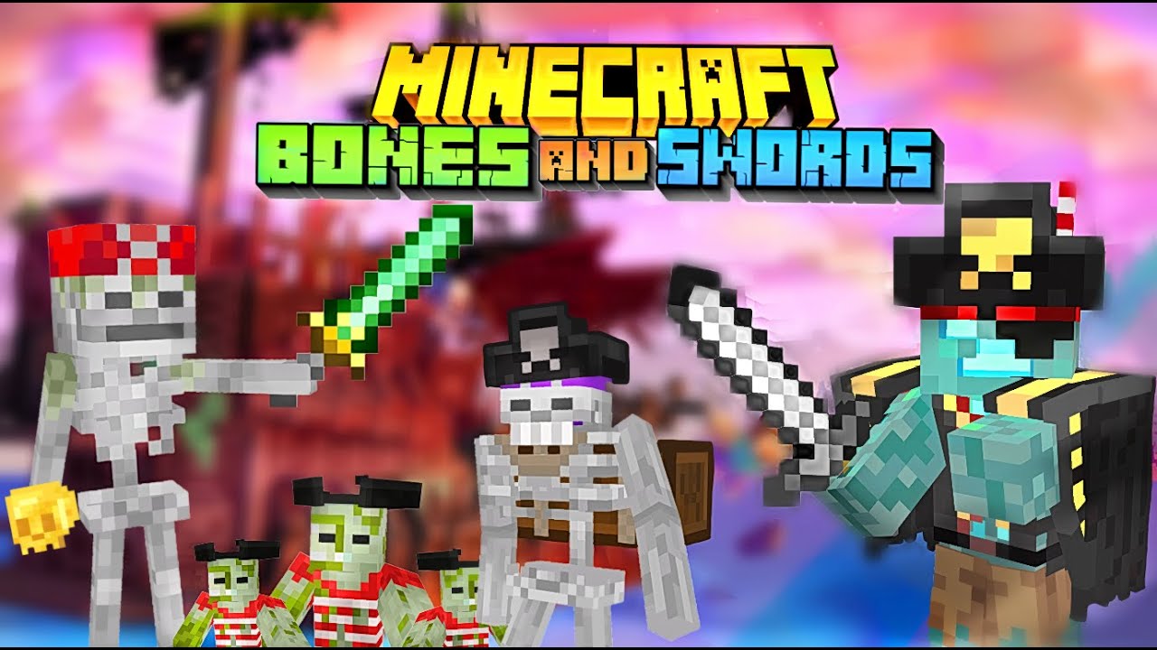 Bones And Swords Mod (1.19.2, 1.18.2) - Pirate Themed 1