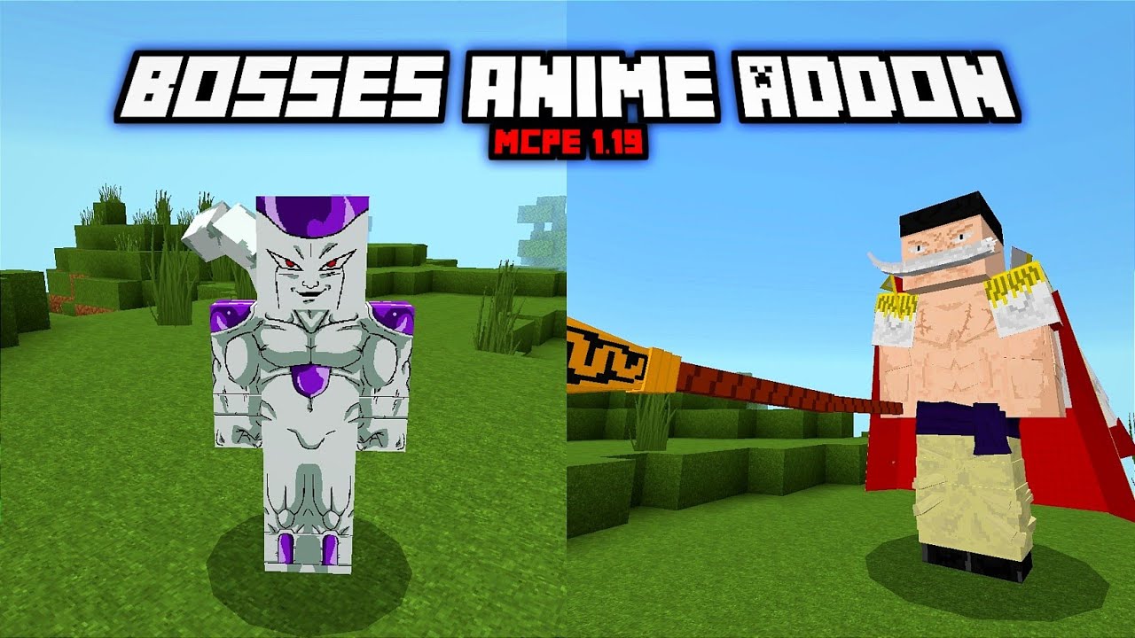 Bosses Anime Addon (1.19) - MCPE/Bedrock Mod 1