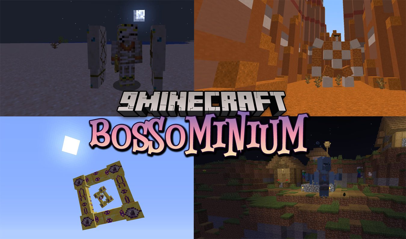 Bossominium Mod (1.19.2, 1.18.2) - Multiple Bosses 1