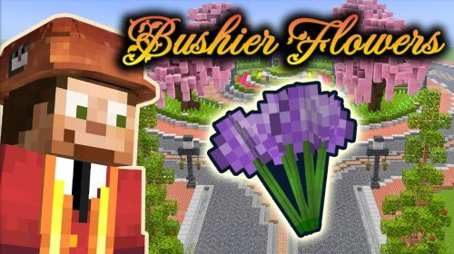 Bushier Flowers Mod (1.20.1, 1.19.4) – Increase the Density of Flowers Thumbnail