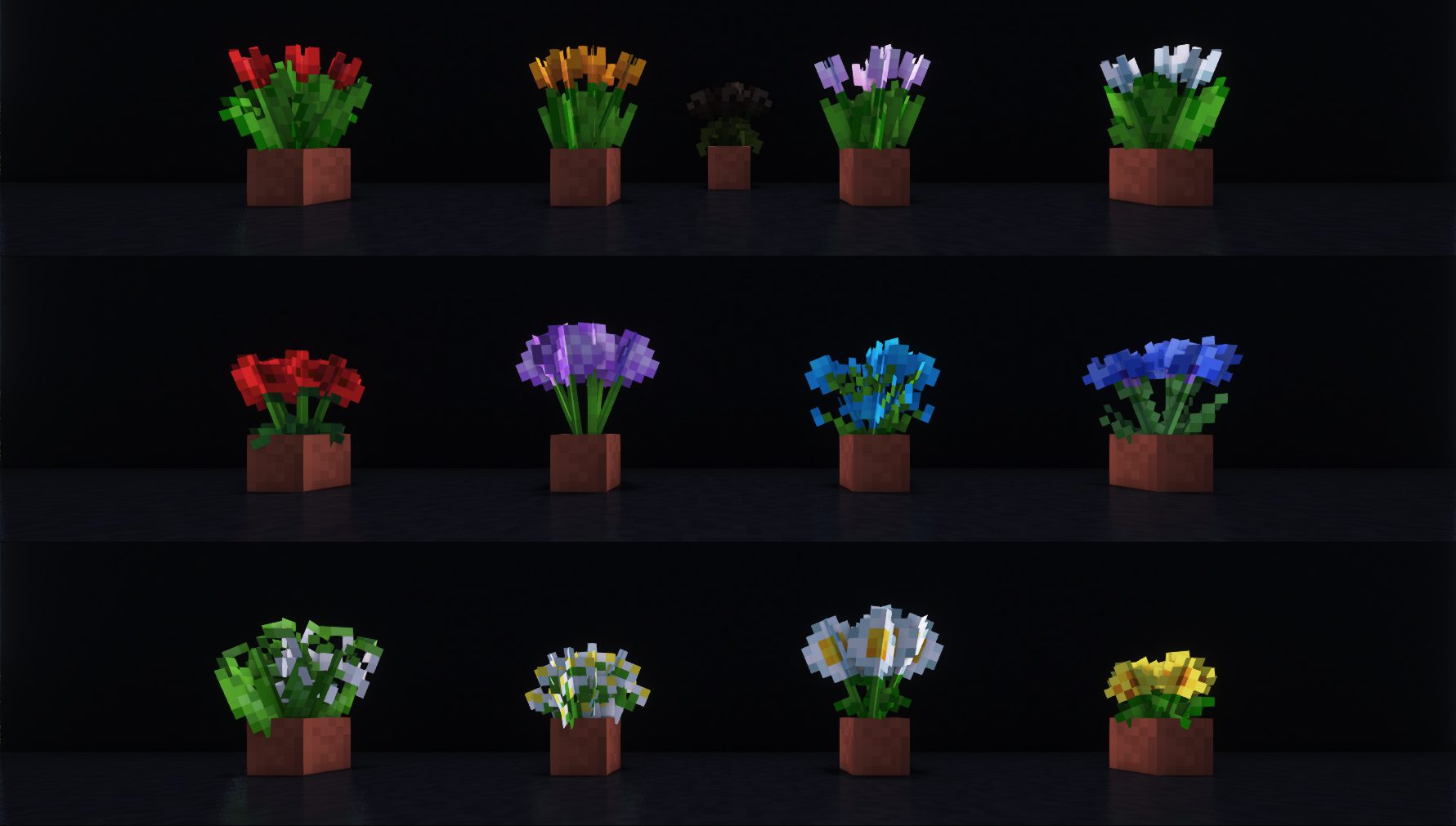 Bushier Flowers Mod (1.20.1, 1.19.4) - Increase the Density of Flowers 3