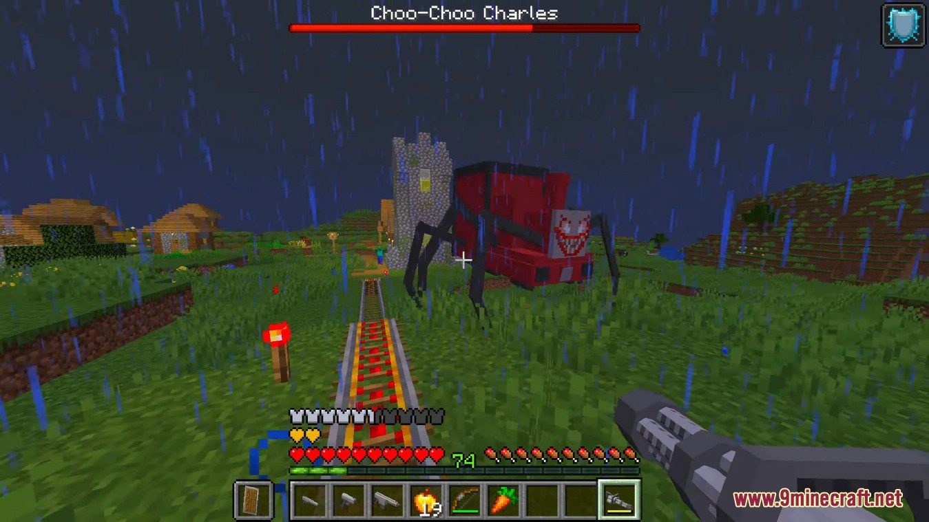 Choo-Choo Craft Mod (1.19.3, 1.18.2) - Let's Beating Choo-Choo Charles 14