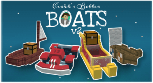 Çırak’s Better Boats Texture Pack (1.19) – MCPE/Bedrock Thumbnail