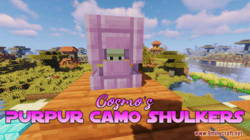 Cosmo’s Purpur Camo Shulkers Resource Pack (1.20.6, 1.20.1) – Texture Pack Thumbnail