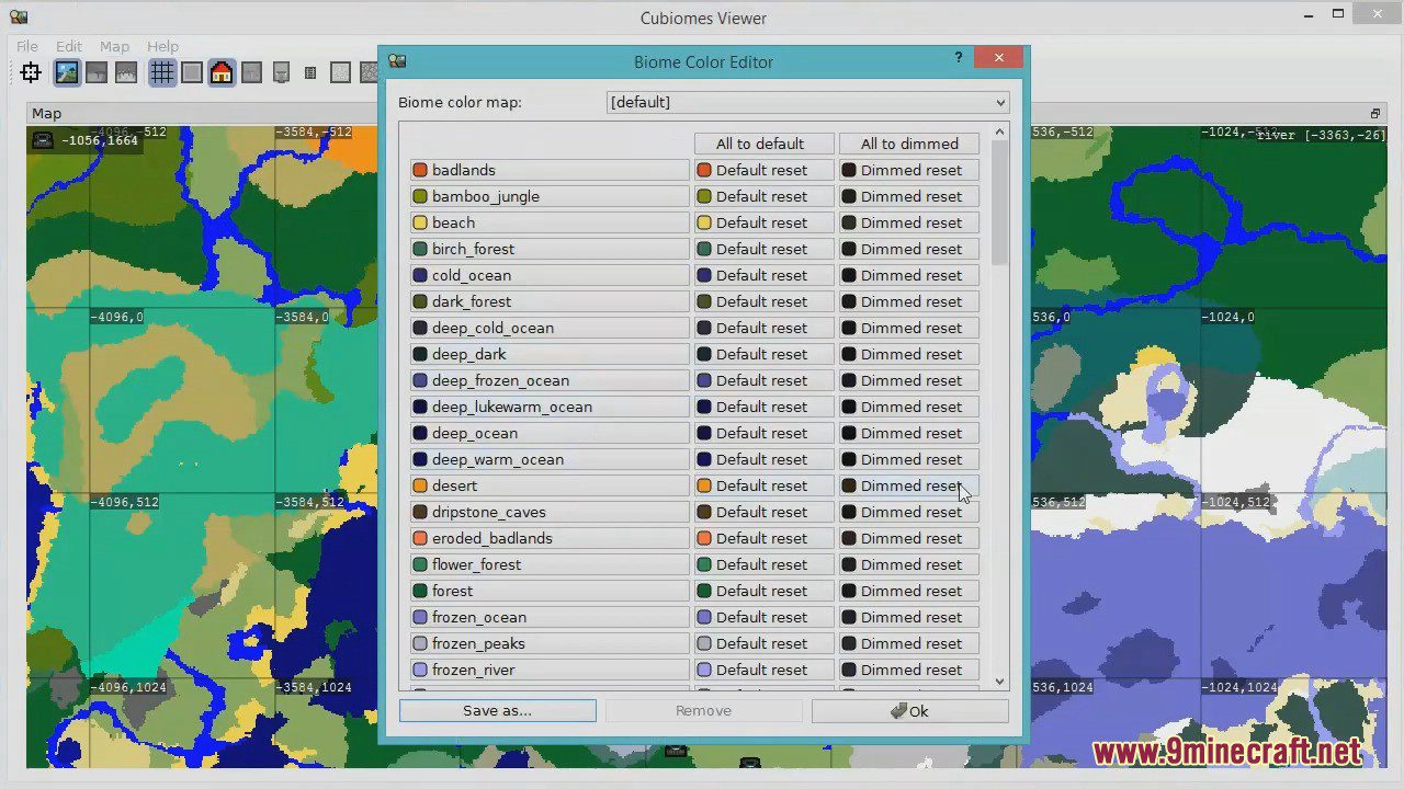 Cubiomes Viewer (1.21, 1.20.1) - Minecraft Seed Finder and Map Viewer 8