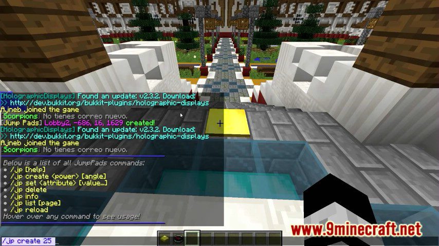 Custom Jumppads Plugin (1.19, 1.18) – Spigot 6