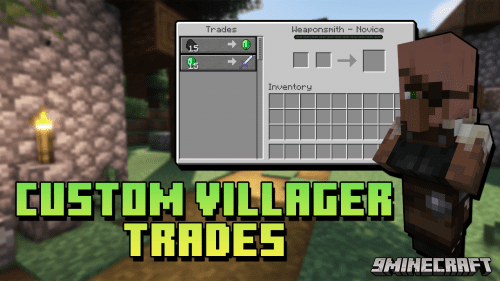 Custom Villager Trades Mod (1.20.4, 1.20.1) – Expand Upon The Vanilla Villager Trading Offers Thumbnail