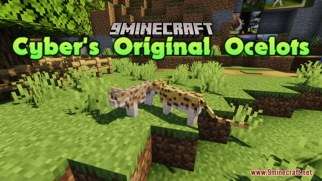 Cyber's Original Ocelots Resource Pack (1.20.6, 1.20.1) - Texture Pack 1